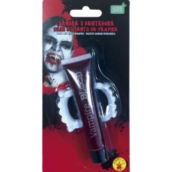RUBIE'S Halloween-Blíster de Sangre con Dentadura de Vampiro