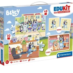 Bluey Kit Educativo 4 en 1*CLEMENTONI Hot