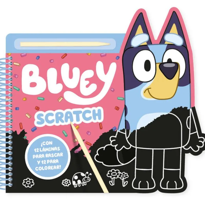 Bluey Libro Scratch*SELECCION DRIM Hot