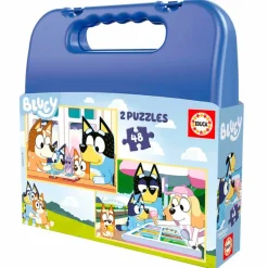 Bluey Maletín Puzzle 2x48 Piezas*EDUCA Discount