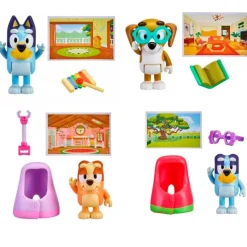 FAMOSA Figuras Y Figuras De Acción-Bluey Pack Figura con Accesorio Surtida