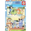 Bluey Puzzle Madera 2x50 Piezas*EDUCA Outlet