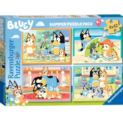 RAVENSBURGER Puzzles Y Construcciones-Bluey Puzzle 4x42 Piezas