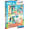 CLEMENTONI Puzzles Y Construcciones-Bluey Puzzle 2x20 Piezas