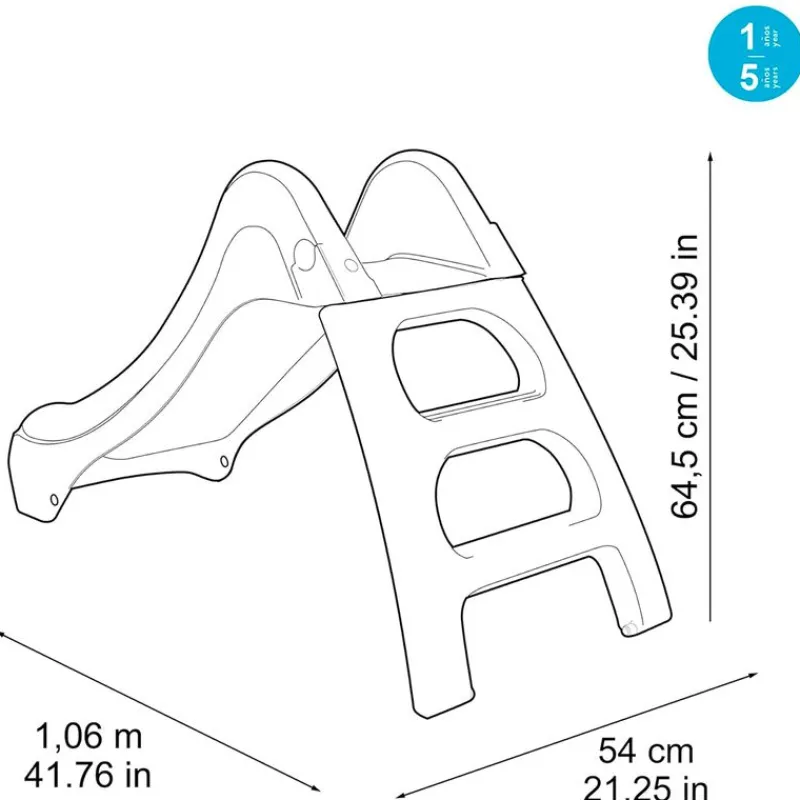 FEBER Aire Libre-Bluey Tobogán Infantil