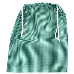VADEBEBE Accesorios Y Complementos De Viaje-Bolsa Ropa Muda Vichy Verde