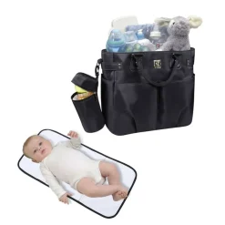 RYCO Bolsos Maternales-Bolso Maternal Britney Black