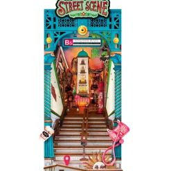 MADNESS TOYS Juegos De Construcción-Book Nook Maqueta Street Scene