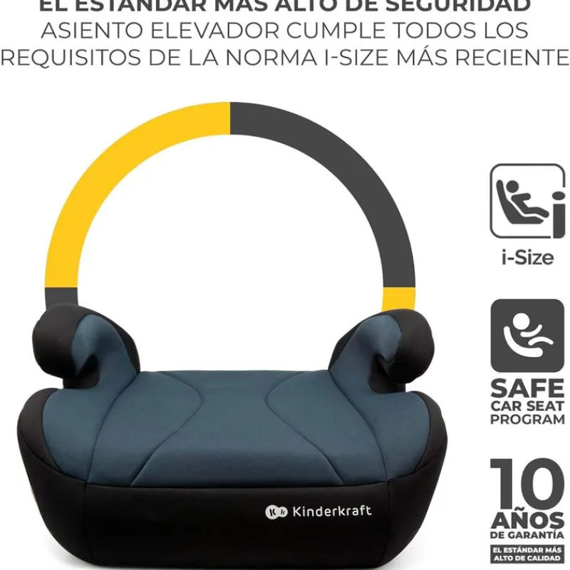KINDERKRAFT Elevadores +125 Cm (6 A 12 Años)-Booster I-Boost I-Size Black