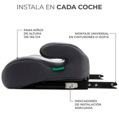 KINDERKRAFT Elevadores +125 Cm (6 A 12 Años)-Booster I-Boost I-Size +135cm Grey