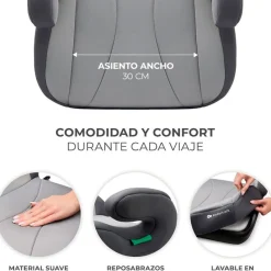 KINDERKRAFT Elevadores +125 Cm (6 A 12 Años)-Booster I-Boost I-Size +135cm Grey