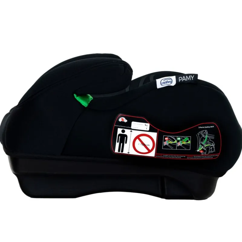 Booster Pamy I-Size c/cinturón Negro +125cm*ASALVO Outlet