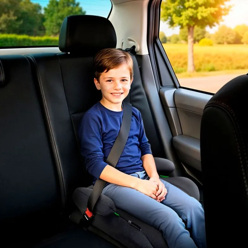 ASALVO Elevadores +125 Cm (6 A 12 Años)-Booster SmartSafe c/cinturón Gris +125cm