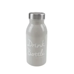 OLMITOS Termos Y Papilleros-Botella de acero inoxidable con funda 350 ml Grey