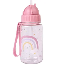 SARO Botellas Y Cantimploras-Botella Pajita Tritan Pink