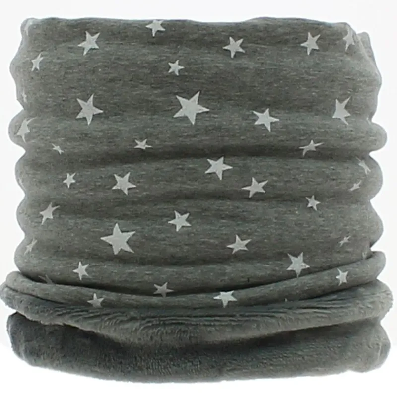 Braga Cuello Polar Gris Estrellas Blancas*VADEBEBE Clearance