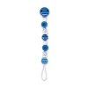 Cadena Portachupetes de Madera Rayas Azul*PLANET BABY Online