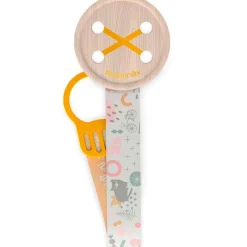 SUAVINEX Chupetes Y Dentición-Cadena Portachupetes Tejido Amarillo