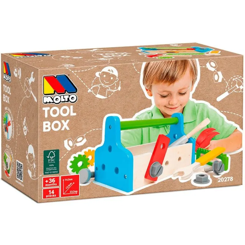 Caja de Herramientas Infantil de Madera*MOLTO Clearance