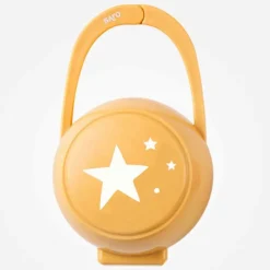 SARO Chupetes Y Dentición-Cajita Portachupete Galax Mostaza