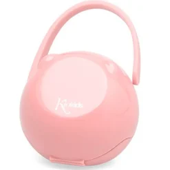 KIOKIDS Chupetes Y Dentición-Cajita portachupete Rosa