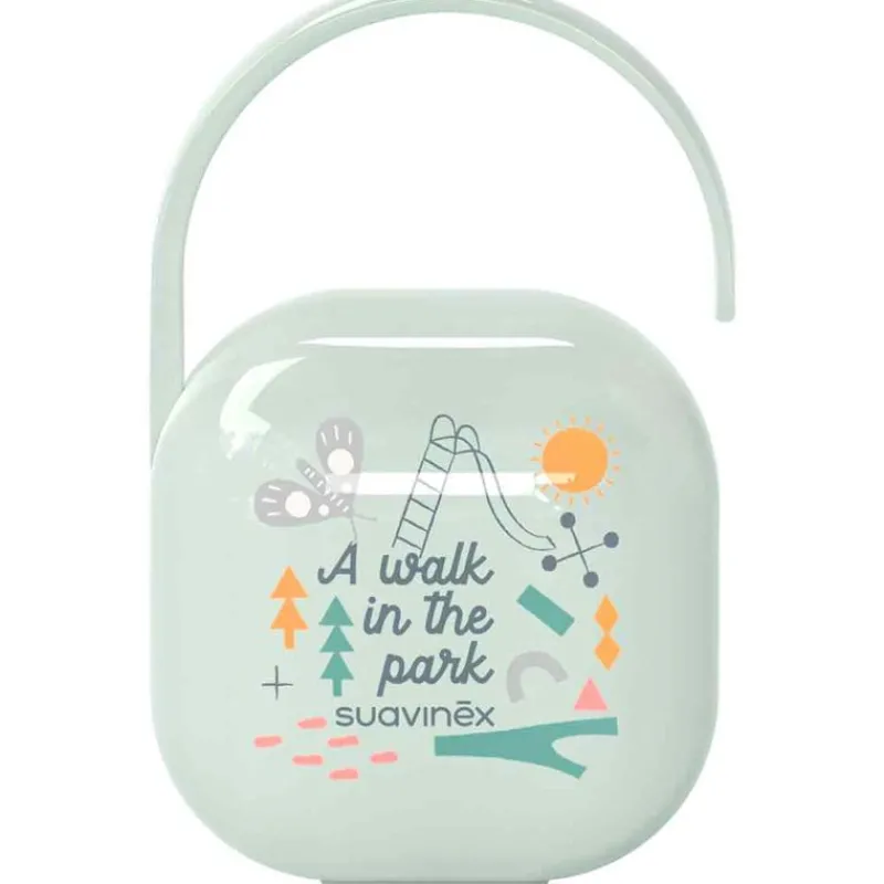 Cajita portachupetes Walk Verde*SUAVINEX Sale