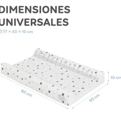 Cambiador Blando Gris*MS Online