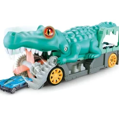 DRIM DISCOUNT Vehículos, Trenes Y Parkings-Camión Cocodrilo Lanzadera Coches