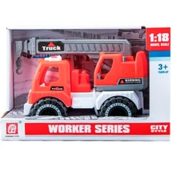 DRIM DISCOUNT Vehículos, Trenes Y Parkings-Camión de Bomberos Escala 1:18