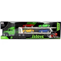 Camión de Transporte Verde con Coches*DRIM DISCOUNT