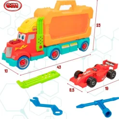 Camión Portacoches Desmontable*COLOR BABY New