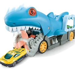 DRIM DISCOUNT Vehículos, Trenes Y Parkings-Camión Tiburón Lanzadera Coches