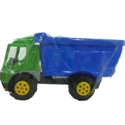 DRIM DISCOUNT Vehículos, Trenes Y Parkings-Camión Volquete Verde Y Azul