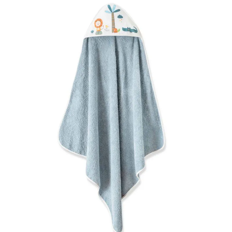 Capa baño + babero Leon Palmera Petroleo*INTERBABY New