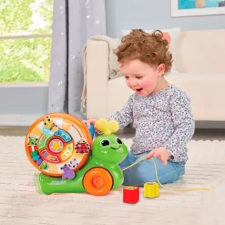 VTECH Primera Infancia Y Preescolar-Caracol, Col, Col Figuras y Colores