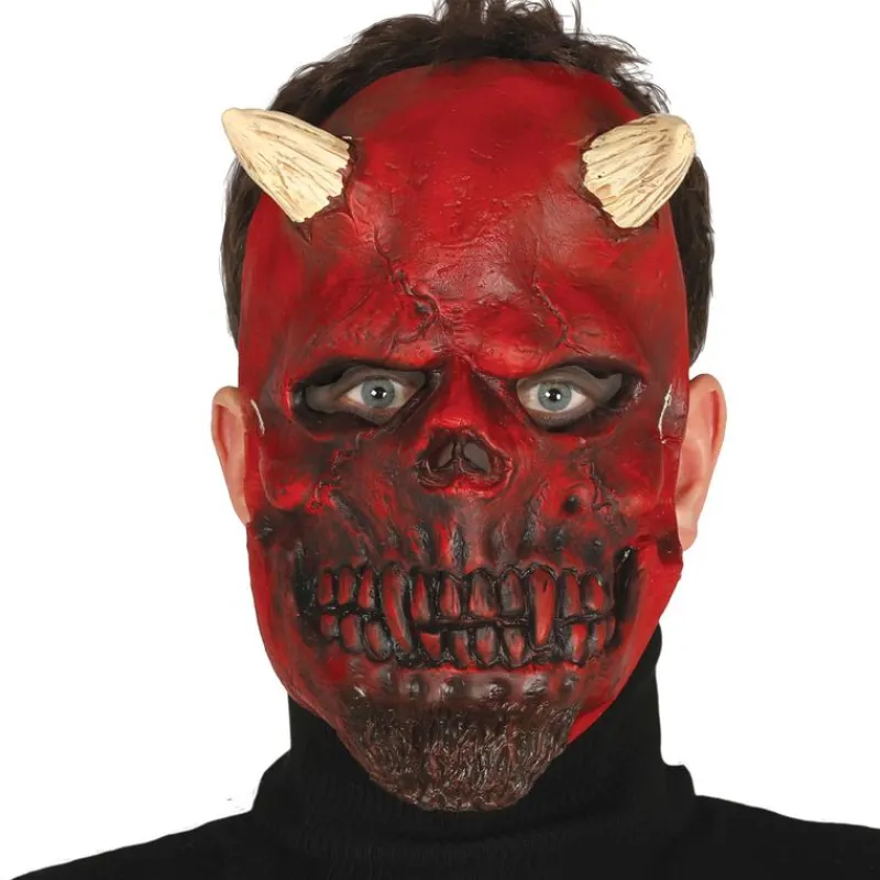 FIESTAS GUIRCA Disfraces Y Complementos|Disfraces Y Complementos-Careta Calavera de Demonio