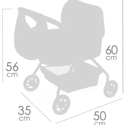 Carro de Muñecas Tulipe Mi Primer Cochecito*DECUEVAS Outlet