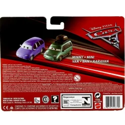 Cars 3 Pack 2 Coches Mini y Caravan*MATTEL New