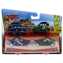MATTEL Vehículos, Trenes Y Parkings-Cars Pack de 2 Coches Brent Mustangburger y David Hobbscapp