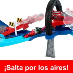 MATTEL Vehículos, Trenes Y Parkings-Cars Pista de Salto GRC