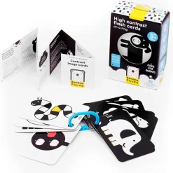 BANANA PANDA Jueguetes De Primera Infancia-Carta de contraste +3M