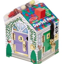 SELECCION DRIM Juegos De Madera-Casa de Muñecas con Timbres