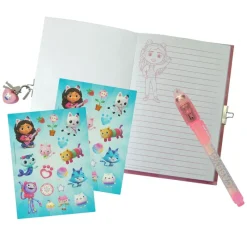 KIDS EUROSWAN Escolar-Casa de Muñecas de Gabby Diario con Boli Mágico