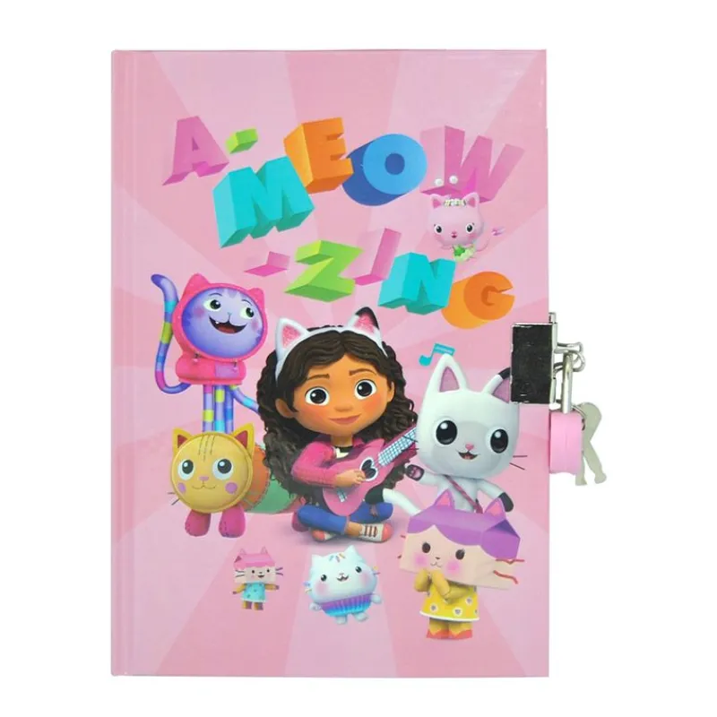 KIDS EUROSWAN Escolar-Casa de Muñecas de Gabby Diario con Boli Mágico