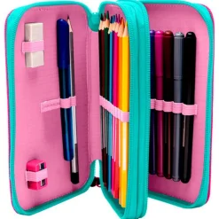 KIDS EUROSWAN Escolar-Casa Muñecas de Gabby Estuche Doble Completo