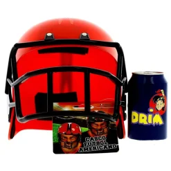 FIESTAS GUIRCA Disfraces Y Complementos|Disfraces Y Complementos-Casco Fútbol Americano Rojo