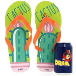 ARDITEX Ropa Y Complementos-Chanclas de Verano Cactus Tropical