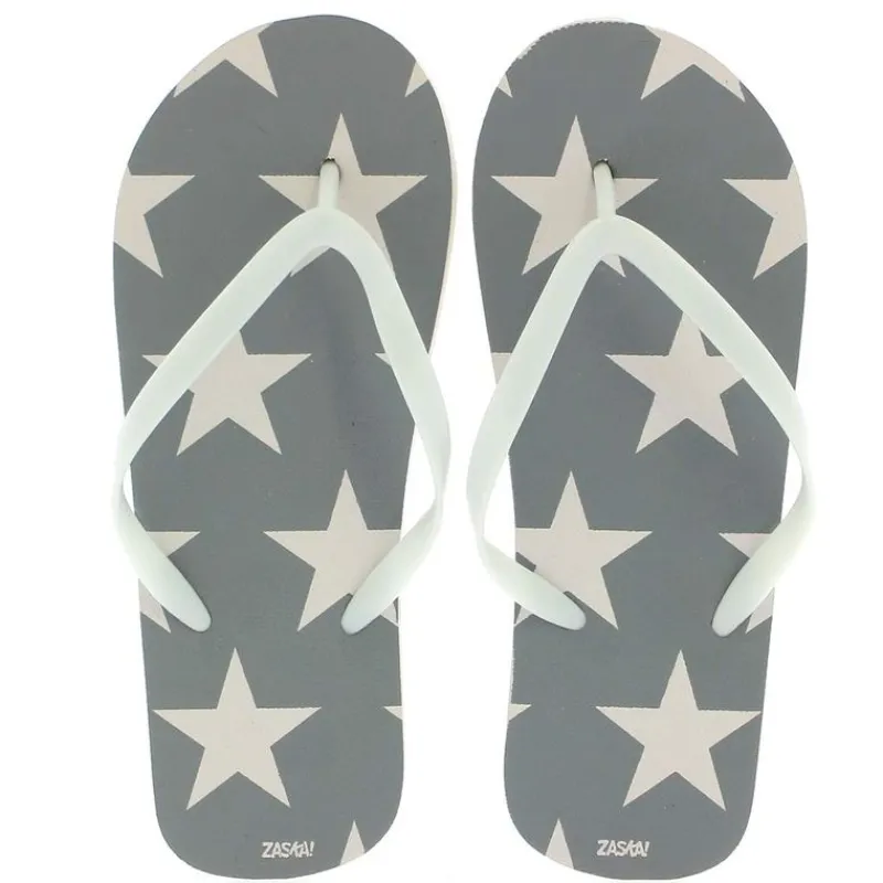 ARDITEX Ropa Y Complementos-Chanclas de Verano Stars Grises