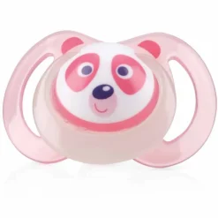NUBY Chupetes Y Dentición-Chupete Animal Noche 0-6 Meses Panda