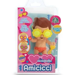 FAMOSA Muñecas-Cicciobello Amicicci & Friends Bebé Beach Time STD